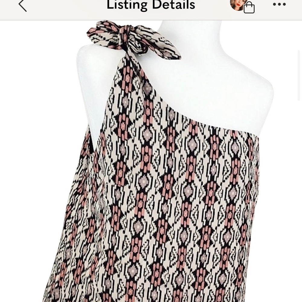 FREE PEOPLE Dress One-Shoulder Boho Style “NWOT”